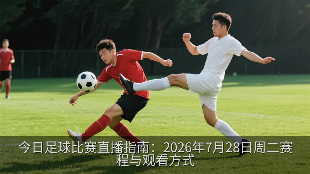 足球比赛中的球员争抢画面