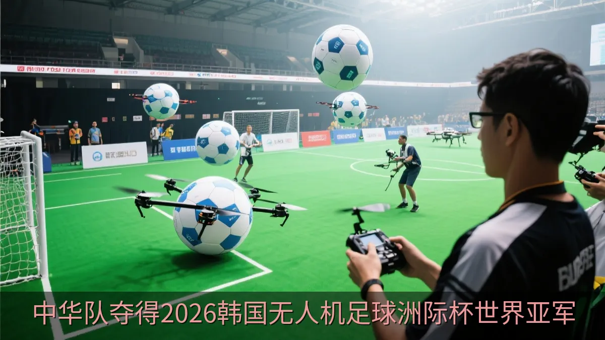 中华队夺得2026韩国无人机足球洲际杯世界亚军